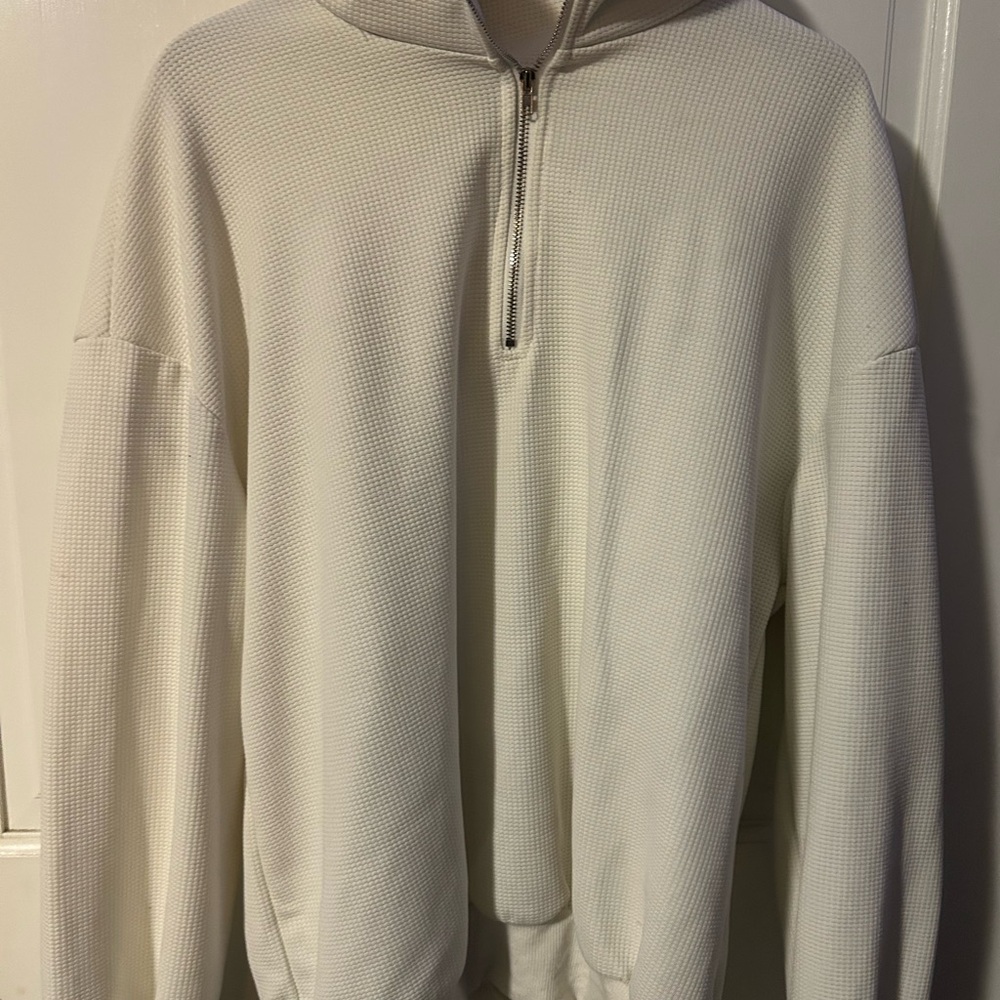 SHEIN Women's White Zip-Up Jacket